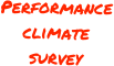 Performance climate survey